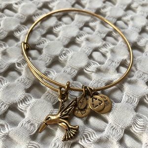Alex and Ani bird gold bracelet